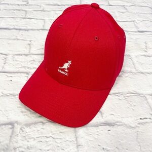 Kangol Red Baseball Cap | Classic Kangaroo Logo | Streetwear